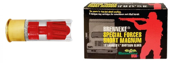 Flintenlaufpatrone Brenneke SFSM Special Forces Short Magnum 34.0g 12/70 - VE 5 Schuss, Bild 1