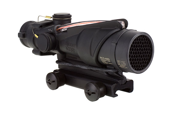 Trijicon ACOG® 4x32 Dual Illuminated Red Chevron USMC Rifle Combat Optic (RCO) for M16A4 (20" Barrel) w/ TA51 Mount, Bild 1