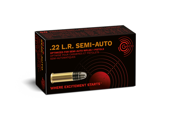 Randfeuerpatrone Geco Semi-Auto 2.6g .22 lr - VE 500 Schuss, Bild 1