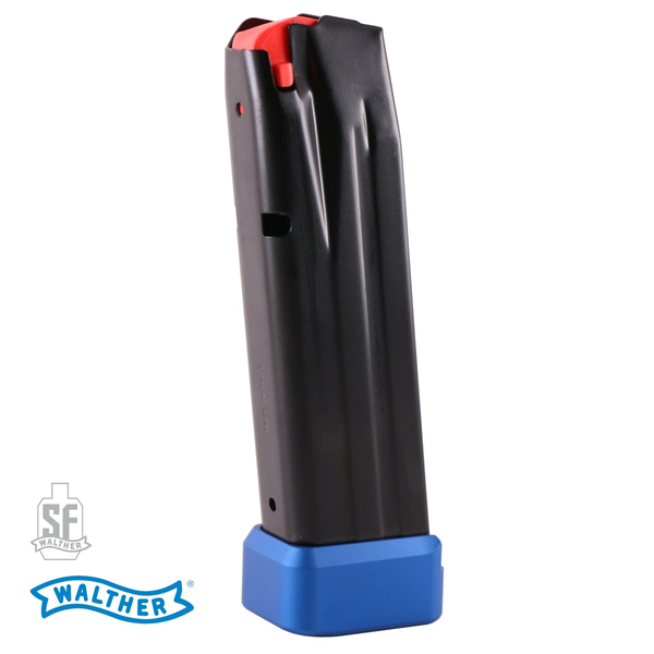 Magazin Walther Q5 Steel Frame Champion 9mm Para - 15+2 Schuss - Blau, Bild 1