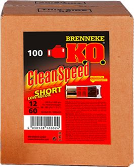 Flintenlaufpatrone Brenneke K.O. "CLEANSPEED" Short 28.4g für Repetierflinte 12/60 - VE 100 Schuss, Bild 1