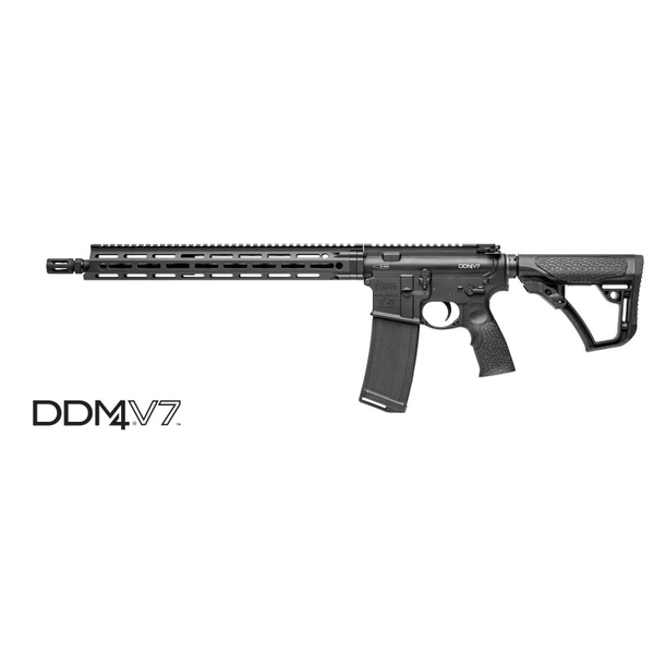 Selbstladebüchse Daniel Defense DDM4 V7 16" 5.56 NATO - Schwarz, Bild 1