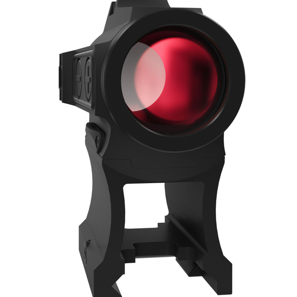 Rotpunktvisier HOLOSUN HS503C-U Solar Red Circle Dot Sight inkl. 2 Picatinny Montagen (low und high Mount), Bild 4