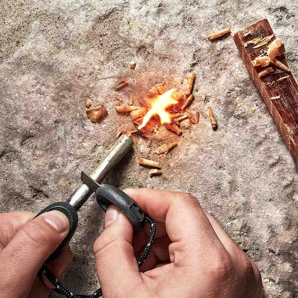 Feueranzünder LIGHT MY FIRE Swedish FireSteel army 2in1 - Slaty Black, Bild 3