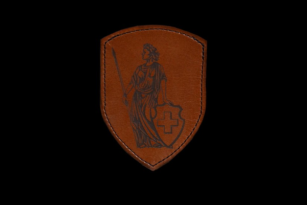 Leder Patch Helvetia, Bild 1