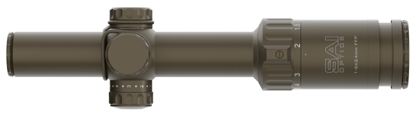 Zielfernrohr Armament Technology Inc SAI Optics Mod. SAI 6, 1-6×24 - 5.56 Nato Ballistic Reticle - Coyote , Bild 5