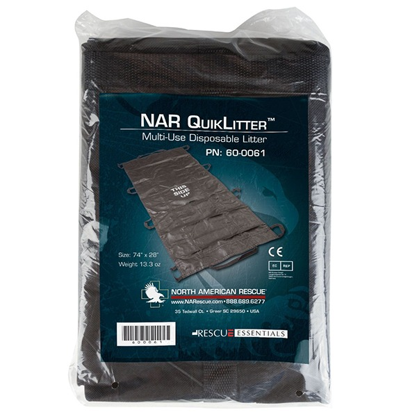 Notfalltragetasche Quik Litter black North American Rescue, Bild 2