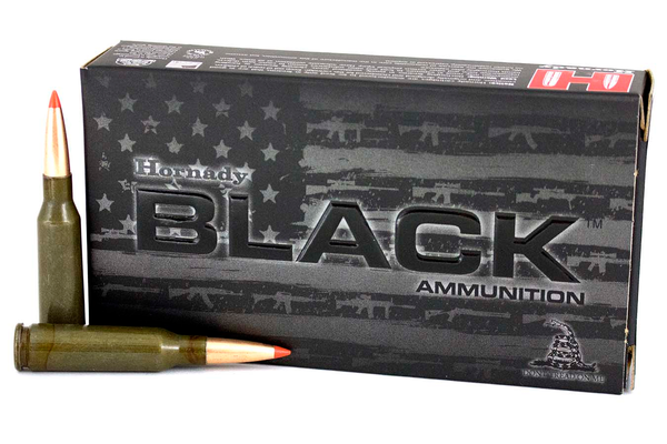 Büchsenpatrone Hornady 60gr V-MAX Steel BLACK 5.45x39 - VE 20 Schuss, Bild 1