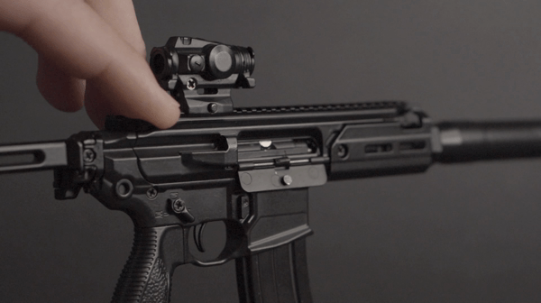 Miniatur SIG MCX GoatGuns - Modell im Massstab 1:3 - Grau, Bild 3