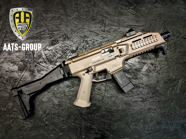 Selbstladekarabiner CZ Scorpion EVO 3 S1 9mm Para - mit Schaft - FDE, Bild 1