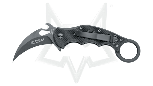 Karambitmesser FOX KNIVES Black G10, Bild 1