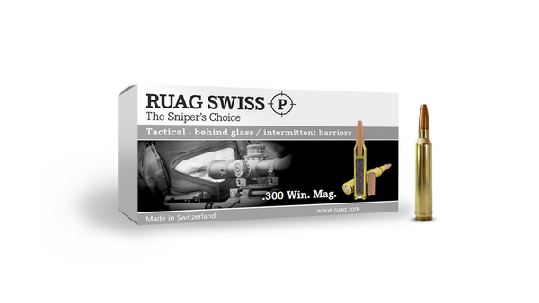 Büchsenpatrone SWISS P Tactical 12.1g / 186gr .300 Win. Mag. - VE 20 Schuss, Bild 1