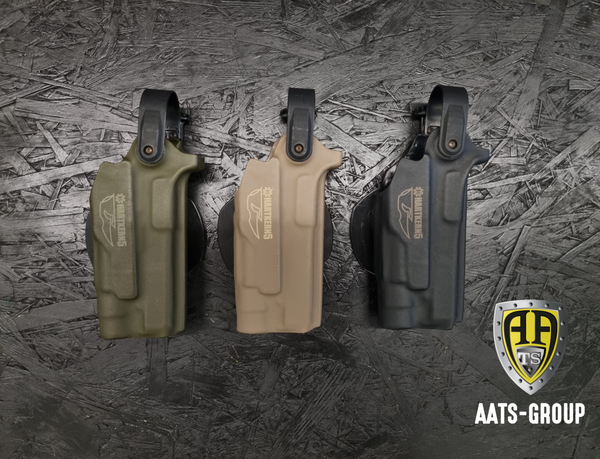 Holster Hartkern5 GLOCK 17 / 34 mit Trijicon RMR und SureFire X300U, Bild 1