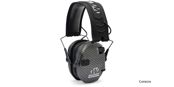 Aktiv-Gehörschutz WALKERS Razor Slim mit Dual-Mikrofon, 23dB - Carbon, Bild 1