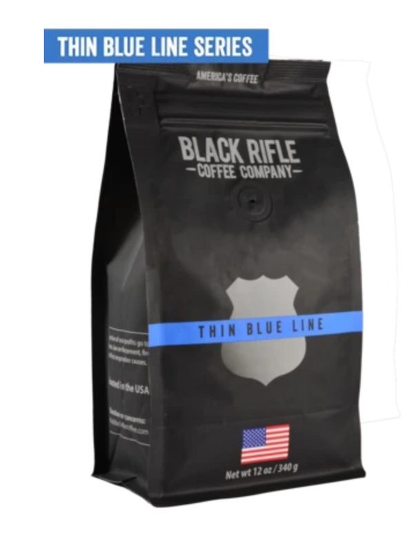 Kaffee Black Rifle Coffee Thin Blue Line, medium roast, Kaffeebohnen - 340 g, Bild 1