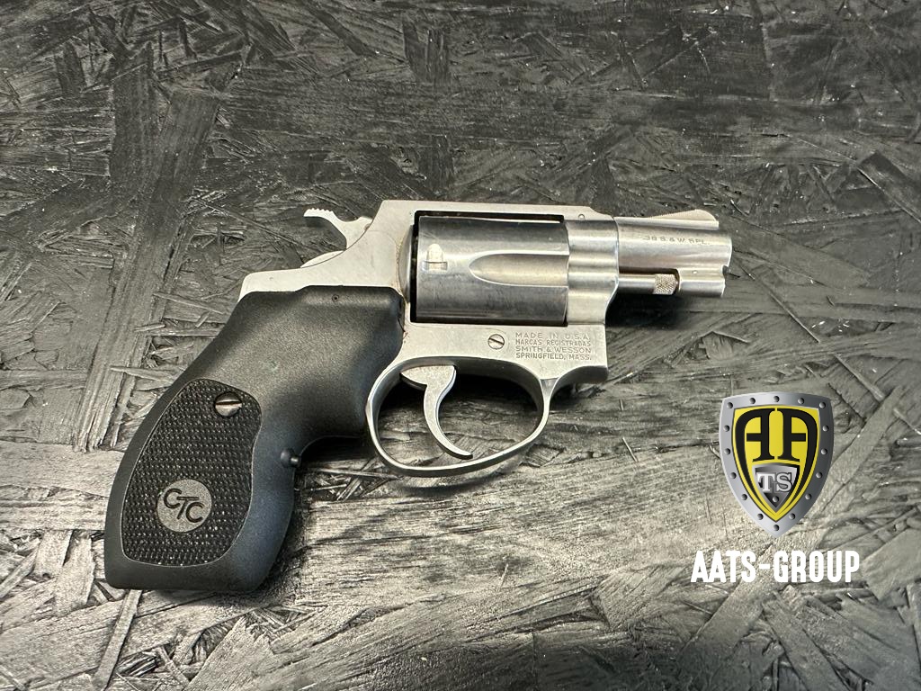 OCCASION Revolver Smith & Wesson Mod. 60 .38 Spec. - mit Laser in Griffschale - Zustand 2, Bild 1