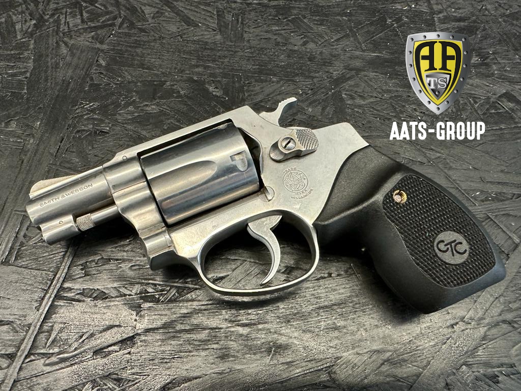 OCCASION Revolver Smith & Wesson Mod. 60 .38 Spec. - mit Laser in Griffschale - Zustand 2, Bild 2