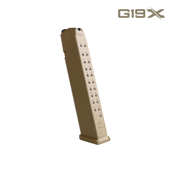 Magazin GLOCK alle 9x19 Modelle (exkl. slim) 9mm Para - 24 Schuss - Coyote, Bild 1
