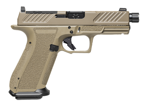Pistole Shadow Systems XR920 Combat OR 4.5" mit Gewindelauf 9mm Para - FDE, Bild 2