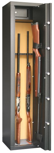 Waffentresor Infac SD7 - 6+1 Langwaffen mit ZF - 150 x 35 x 33 cm, 53 kg, Bild 2