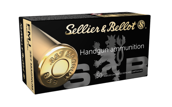 Revolverpatrone Sellier & Bellot FMJ 158 grs / 10.25 g .357 Mag. - VE 50 Schuss, Bild 1