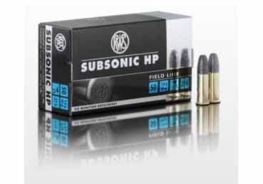 Randfeuerpatrone RWS Subsonic HP 40grs .22 lr - VE 50 Schuss, Bild 1
