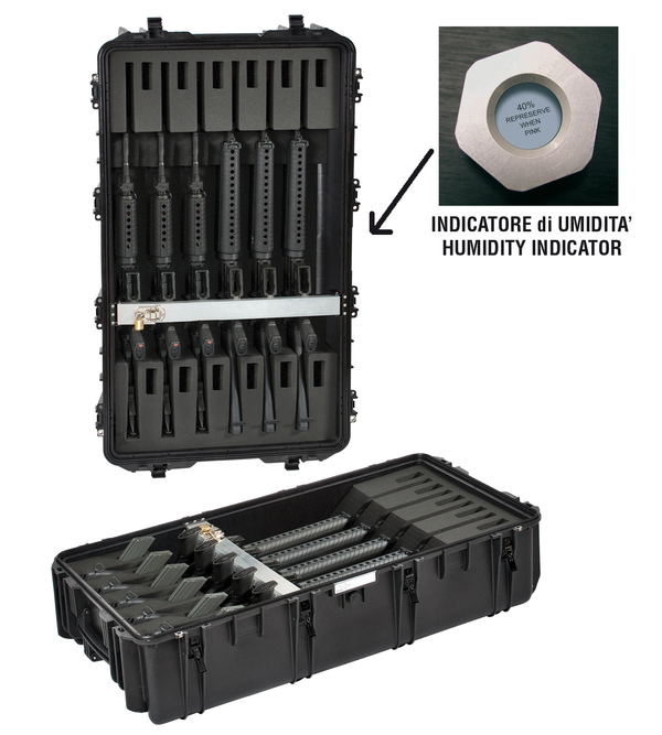 Explorer Case - Mod. 10840 D1 - L1080mm / W620mm / D400mm - für 12 Gewehre - Schwarz, Bild 1