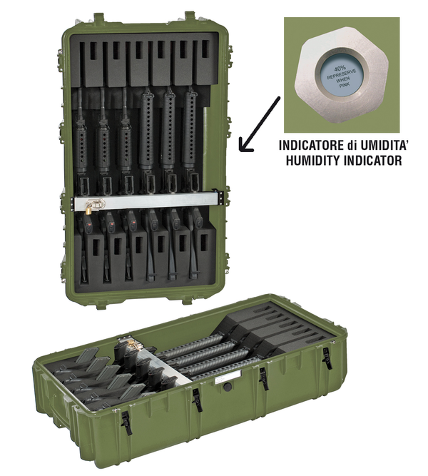 Explorer Case - Mod. 10840 D1 - L1080mm / W620mm / D400mm - für 12 Gewehre - Green, Bild 1