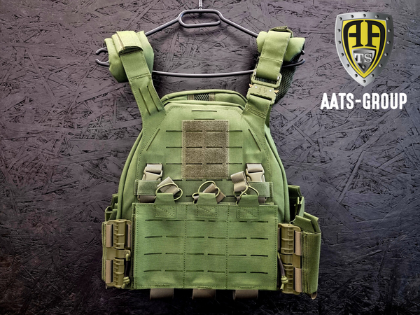 Plattenträger KNIGHTGUARD Quick Release - Olive Drab, Bild 1