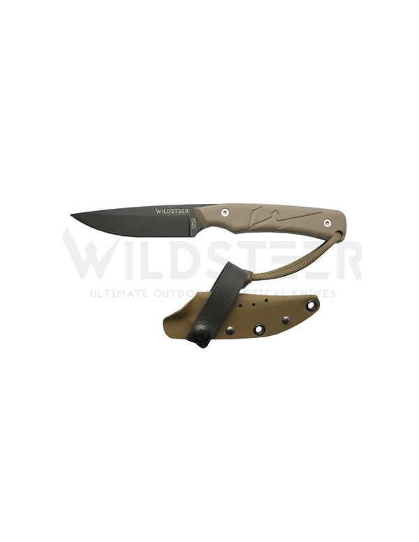 Outdoormesser WILDSTEER TROLL - Klinge Schwarz - Farbe Coyote, Bild 1