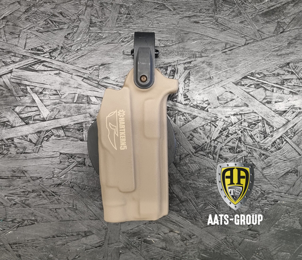 Holster Hartkern5 GLOCK 17 / 34 mit Trijicon RMR und SureFire X300U - FDE, Bild 1