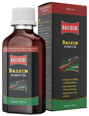 Schaftöl BALLISTOL Balsin - 50 ml - rotbraun, Bild 1
