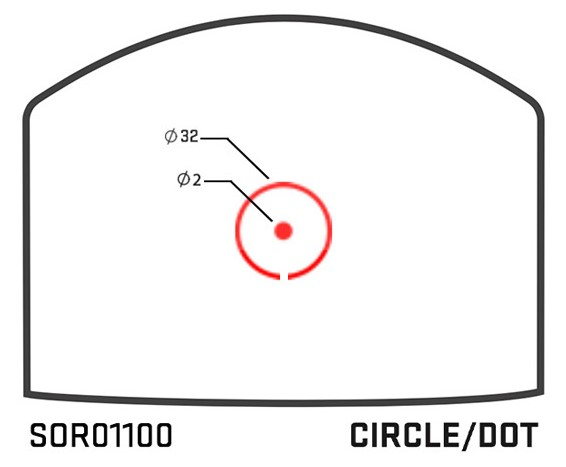 Reflexvisier SIG SAUER ROMEOZERO-PRO 1X30MM - Circle/Dot, Bild 1