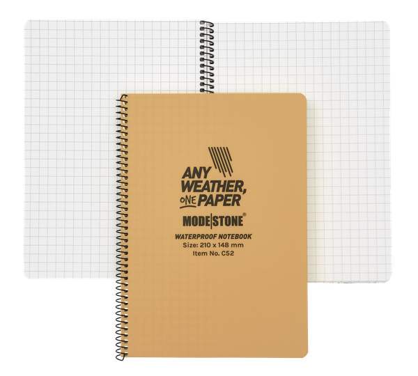Wasserfester Notizblock MODESTONE 148x210mm - Tan, Bild 1