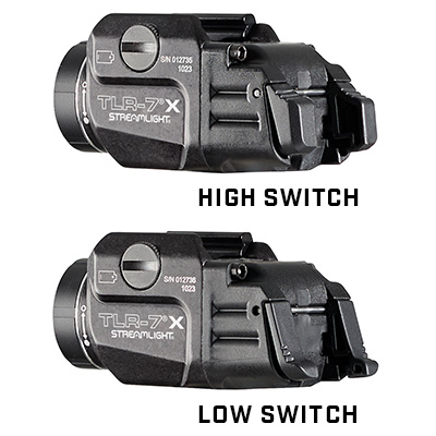 Waffenlicht Streamlight TLR-7 X - 500/720 Lumen, 7'200/9'500 Candela - CR123A / USB - Schwarz / FDE, Bild 3