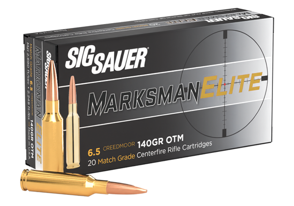 Büchsenpatrone SIG SAUER MARKSMAN ELITE 140 gr OTM 6.5mm Creedmoor - VE 20 Schuss, Bild 1