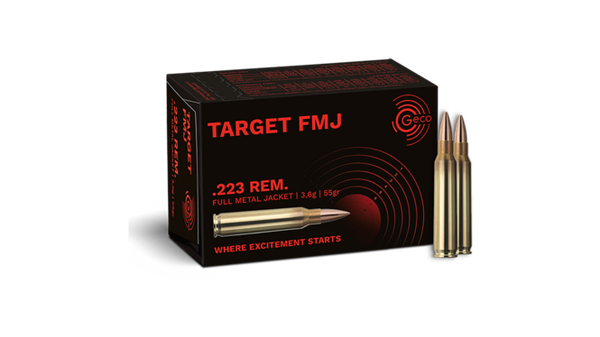 *** SONDERANGEBOT *** Büchsenpatrone Geco TARGET FMJ 3.6g .223 Rem. - VE 1'000 Schuss, Bild 1