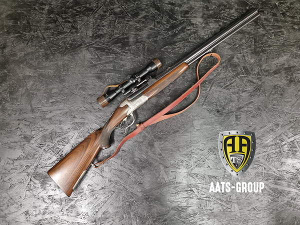 OCCASION Bockbüchsflinte Krupp-Stahl Unbekannt 16, 9.3x72R - Zustand 1, Bild 1