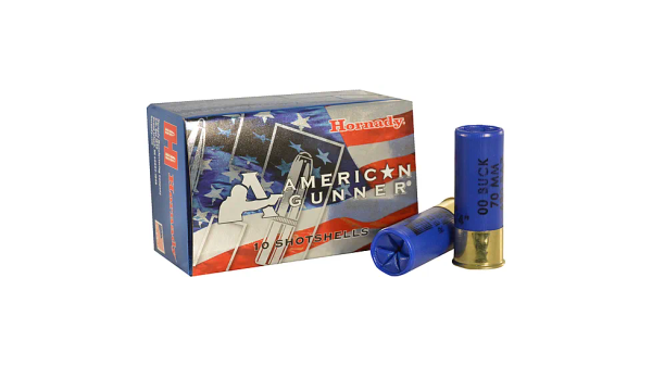 Schrotpatrone Hornady 12 GA 00 Buckshot Reduced Recoil American Gunner 12/70 - VE 10 Schuss, Bild 1