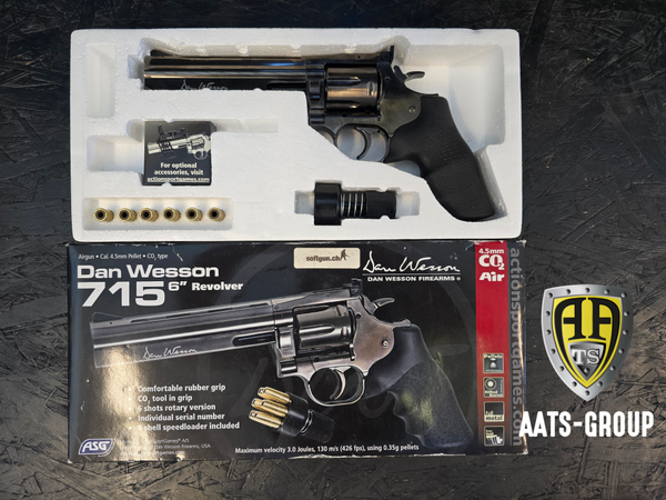 OCCASION CO2-Revolver Dan Wesson Mod. 715 4.5mm - Zustand neuwertig, Bild 1