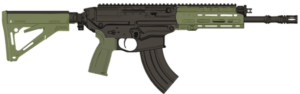 Selbstladebüchse SIG SAUER SG563-R 12" 7.62x39 - Grün, Bild 1