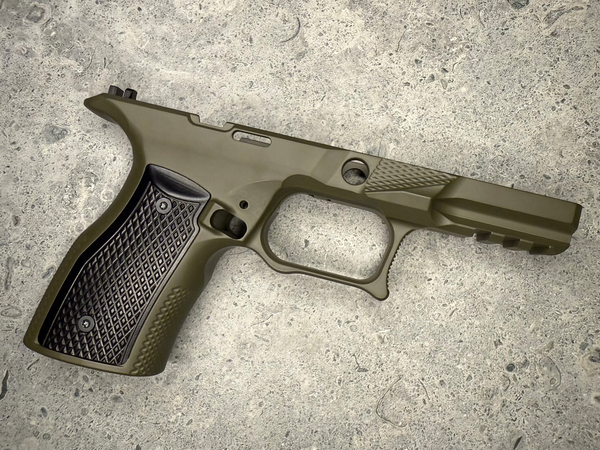 Griffmodul Sharps Bros. für Springfield Armory ECHELON - OD Green Cerakote / Aluminium-Griffschalen Schwarz, Bild 1