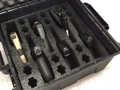 Tactical Pistol Handgun Case MTM CASE-GARD - für 6 Pistolen - Schwarz, Bild 3