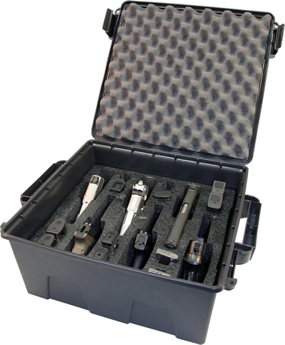Tactical Pistol Handgun Case MTM CASE-GARD - für 6 Pistolen - Schwarz, Bild 1