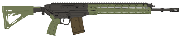 Selbstladebüchse SIG SAUER SG560 20" 5.56 NATO - Grün, Bild 1
