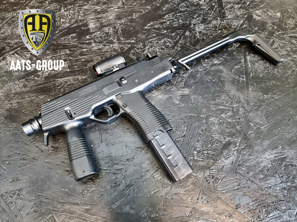 OCCASION Selbstladekarabiner Brügger & Thomet TP9 mit Aimpoint Micro TL 9mm Para - Zustand 1, Bild 1
