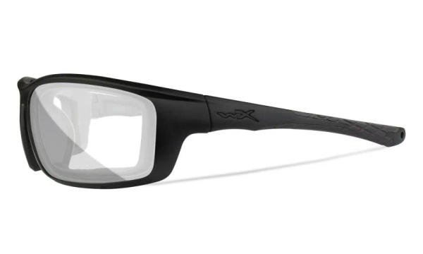 Schutzbrille WILEY X WX GRID - Gläser: Klar - Gestell: Matt Schwarz, Bild 4